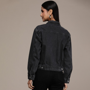 Washed Cotton Denim Jacket